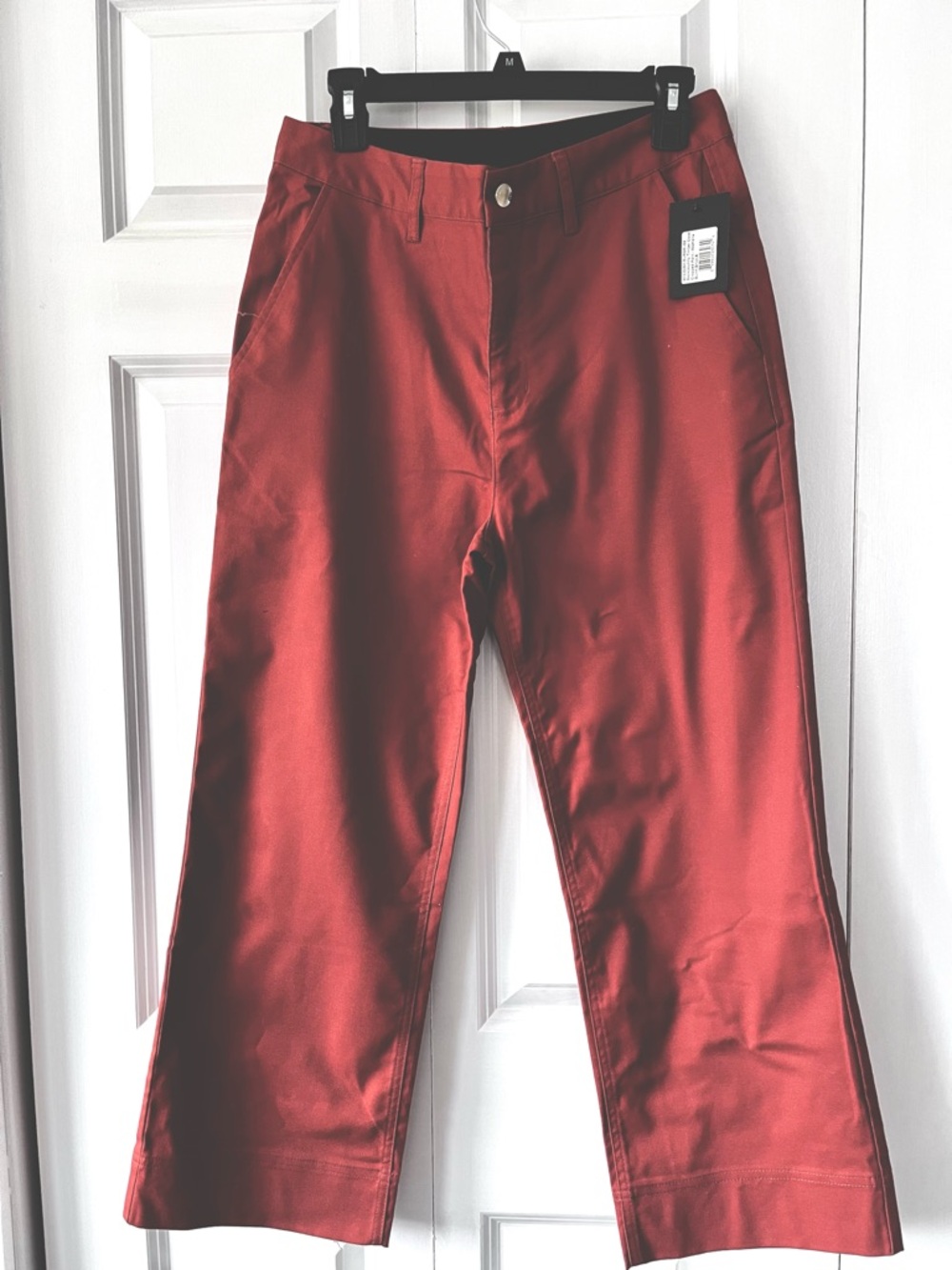 Back country  Red Wide-Leg Cropped Pants